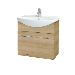 Dreja - Dvojdverová umývadlová TAKE IT SZD2 65 - D22 Karamel / Úchytka T02 / D22 Karamel (458041B)