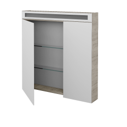 Dreja - Dvojdverová zrkadlová skrinka AIR GA2NOE 80 - D05 Oregon (135041)