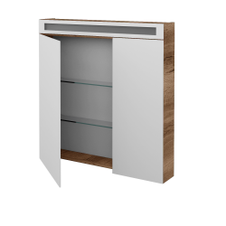 Dreja - Dvojdverová zrkadlová skrinka AIR GA2NOE 80 - D21 Tobacco (282325)