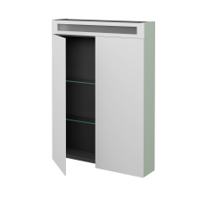Dreja - Dvojdverová zrkadlová skrinka AIR GA2OE 60 - M20 Mint grey mat (513894)