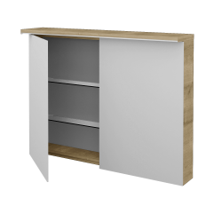 Dreja - Dvojdverová zrkadlová skrinka ASTON GA2OE 100 - D09 Arlington (110260)