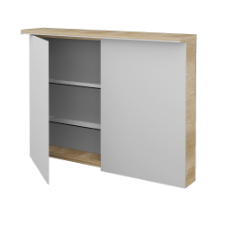 Dreja - Dvojdverová zrkadlová skrinka ASTON GA2OE 100 - D15 Nebraska (241292)