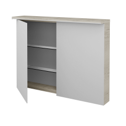 Dreja - Dvojdverová zrkadlová skrinka ASTON GA2OE 100 - D28 Alberta (462727)