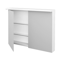 Dreja - Dvojdverová zrkadlová skrinka ASTON GA2OE 100 - M01 Biela mat (241346)