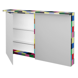 Dreja - Dvojdverová zrkadlová skrinka ASTON GA2OE 120 - IND Individual (110499)