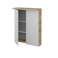 Dreja - Dvojdverová zrkadlová skrinka ASTON GA2OE 60 - D09 Arlington (109929)