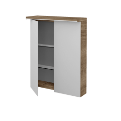 Dreja - Dvojdverová zrkadlová skrinka ASTON GA2OE 60 - D21 Tobacco (327583)