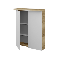 Dreja - Dvojdverová zrkadlová skrinka ASTON GA2OE 60 - D26 Ontario (462574)