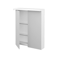 Dreja - Dvojdverová zrkadlová skrinka ASTON GA2OE 60 - M01 Biela mat (241100)