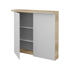 Dreja - Dvojdverová zrkadlová skrinka ASTON GA2OE 80 - D15 Nebraska (241179)