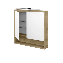 Dreja - Dvojdverová zrkadlová skrinka FOCUS GA2NOE 70 - D09 Arlington (283728)