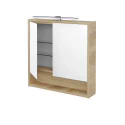 Dreja - Dvojdverová zrkadlová skrinka FOCUS GA2NOE 70 - D15 Nebraska (283742)