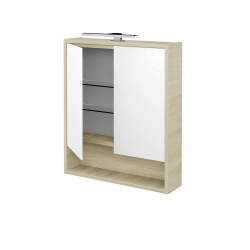 Dreja - Dvojdverová zrkadlová skrinka FOCUS GA2OE 60 - D24 Ohio (465995)