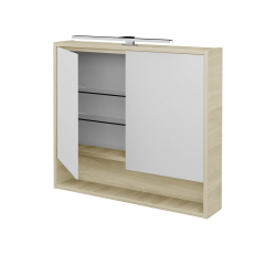 Dreja - Dvojdverová zrkadlová skrinka FOCUS GA2OE 80 - D24 Ohio (466176)