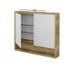 Dreja - Dvojdverová zrkadlová skrinka FOCUS GA2OE 80 - D26 Ontario (466152)