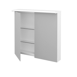 Dreja - Dvojdverová zrkadlová skrinka MAJESTY GA2OE 80 - M01 Biela mat (175795)