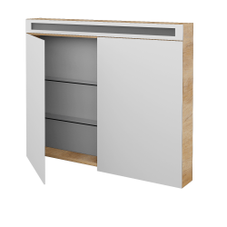 Dreja - Dvojdverová zrkadlová skrinka MAX GA2O 100 - D15 Nebraska (238056)