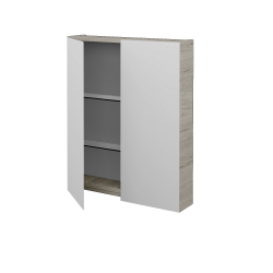 Dreja - Dvojdverová zrkadlová skrinka PREMIUM GA2E 60 - D05 Oregon (135973)