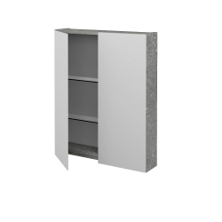 Dreja - Dvojdverová zrkadlová skrinka PREMIUM GA2E 60 - D20 Galaxy (282530)