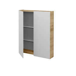 Dreja - Dvojdverová zrkadlová skrinka PREMIUM GA2E 60 - D22 Karamel (463236)