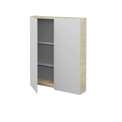 Dreja - Dvojdverová zrkadlová skrinka PREMIUM GA2E 60 - D24 Ohio (463212)