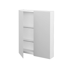 Dreja - Dvojdverová zrkadlová skrinka PREMIUM GA2E 60 - M01 Biela mat (240264)