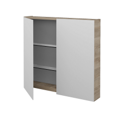 Dreja - Dvojdverová zrkadlová skrinka PREMIUM GA2E 80 - D17 Colorado (240356)