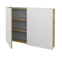 Dreja - Dvojdverová zrkadlová skrinka Q GA2 100 - D09 Arlington (145668)