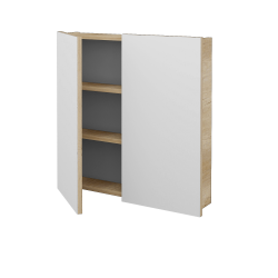 Dreja - Dvojdverová zrkadlová skrinka Q GA2 70 - D15 Nebraska (236106)