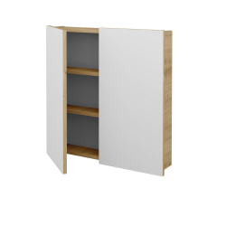 Dreja - Dvojdverová zrkadlová skrinka Q GA2 70 - D22 Karamel (467135)