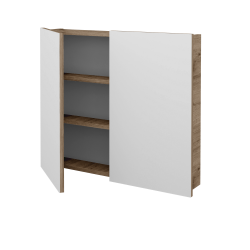 Dreja - Dvojdverová zrkadlová skrinka Q GA2 80 - D23 Herkules (467210)