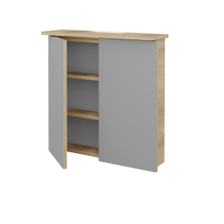 Dreja - Dvojdverová zrkadlová skrinka SANI GA2O 70 - D15 Nebraska (236762)