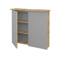 Dreja - Dvojdverová zrkadlová skrinka SANI GA2O 80 - D09 Arlington (157562)