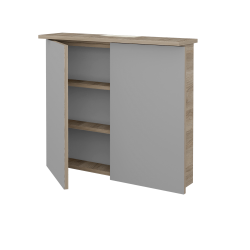 Dreja - Dvojdverová zrkadlová skrinka SANI GA2O 80 - D17 Colorado (236892)