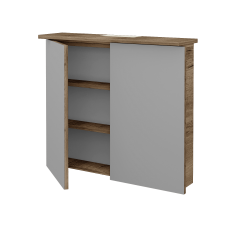 Dreja - Dvojdverová zrkadlová skrinka SANI GA2O 80 - D21 Tobacco (281960)