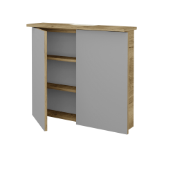 Dreja - Dvojdverová zrkadlová skrinka SANI GA2O 80 - D26 Ontario (466671)