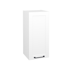 Dreja - Horna kúpeľňová skrinka PORTO SYD 50 - L01 Biela vysoký lesk / Úchytka T37 / L01 Biela vysoký lesk / Pravé (570347OP)