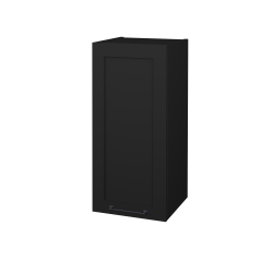 Dreja - Horna kúpeľňová skrinka PORTO SYD 50 - L03 Antracit vysoký lesk / Úchytka T37 / L03 Antracit vysoký lesk / Levé (570330OL)