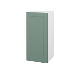 Dreja - Horna kúpeľňová skrinka PORTO SYD 50 - N01 Biela lesk / Úchytka T00 / M18 Mint mat / Levé (569501XL)