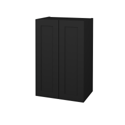 Dreja - Horná kúpeľňová skrinka PORTO SYD2 50 - L03 Antracit vysoký lesk / Úchytka T00 / L03 Antracit vysoký lesk (567095X)