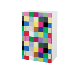 Dreja - Horná kúpeľňová skrinka PORTO SYD2 50 - N01 Biela lesk / Úchytka T00 / IND Individual (566579X)