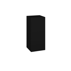 Dreja - Horná skrinka DOS SYD 35 - L17 Čierna vysoký lesk / Bez úchytky T31 / L17 Čierná vysoký lesk / Pravé (461294DP)