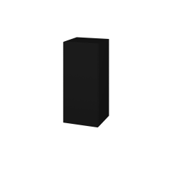 Dreja - Horná skrinka DOS SYD 35 - M17 Čierna mat / Bez úchytky T31 / M17 Čierna mat / Levé (461287D)