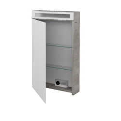 Dreja - Jednodverová zrkadlová skrinka AIR GAOE 50 - D26 Ontario / Levé (463731)