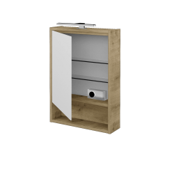 Dreja - Jednodverová zrkadlová skrinka FOCUS GAOE 50 - D09 Arlington / Levé (282974)