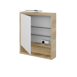 Dreja - Jednodverová zrkadlová skrinka FOCUS GAOE 60 - D15 Nebraska / Levé (283247)