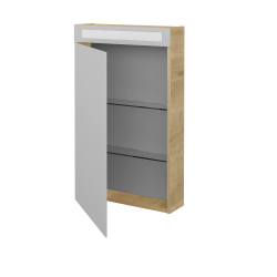 Dreja - Jednodverová zrkadlová skrinka MAX GAO 50 - D09 Arlington / Levé (145187)