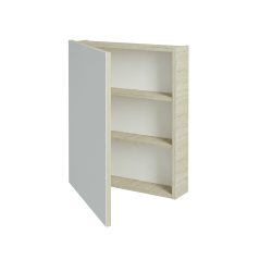 Dreja - Jednodverová zrkadlová skrinka Q GA 60 - D05 Oregon / Levé (136390)