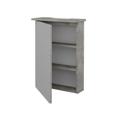 Dreja - Jednodverová zrkadlová skrinka SANI GAO 50 - D26 Ontario / Levé (466428)