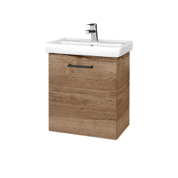 Dreja - Kúpeľňová skriňa DOOR SZD 55 - D21 Tobacco / Úchytka T06 / D21 Tobacco / Levé (340841H)